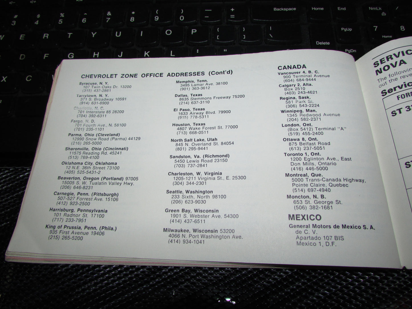 Chevrolet Nova (1971) Owners Manual