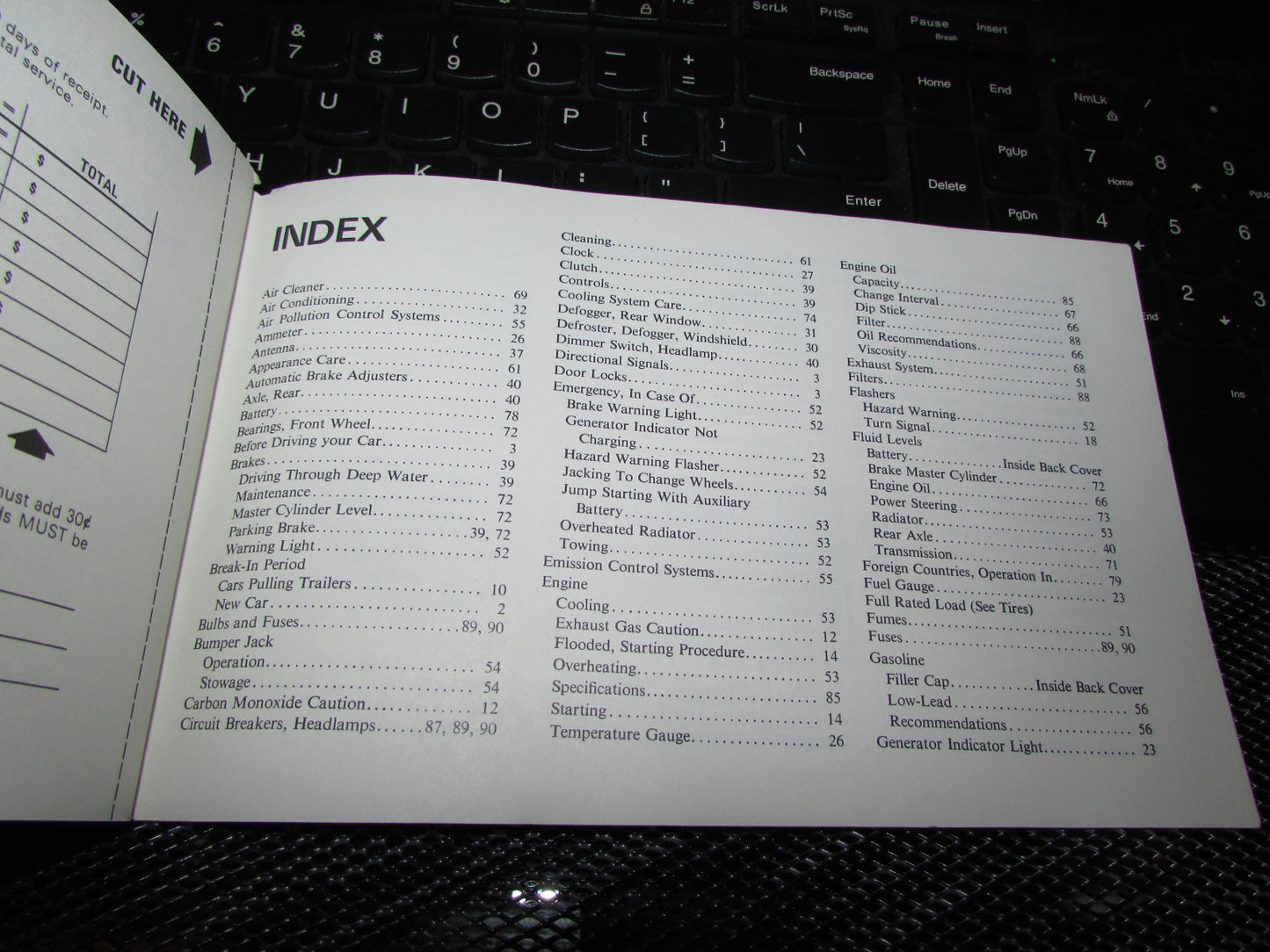 Chevrolet Station Wagon (1971) Owners Manual