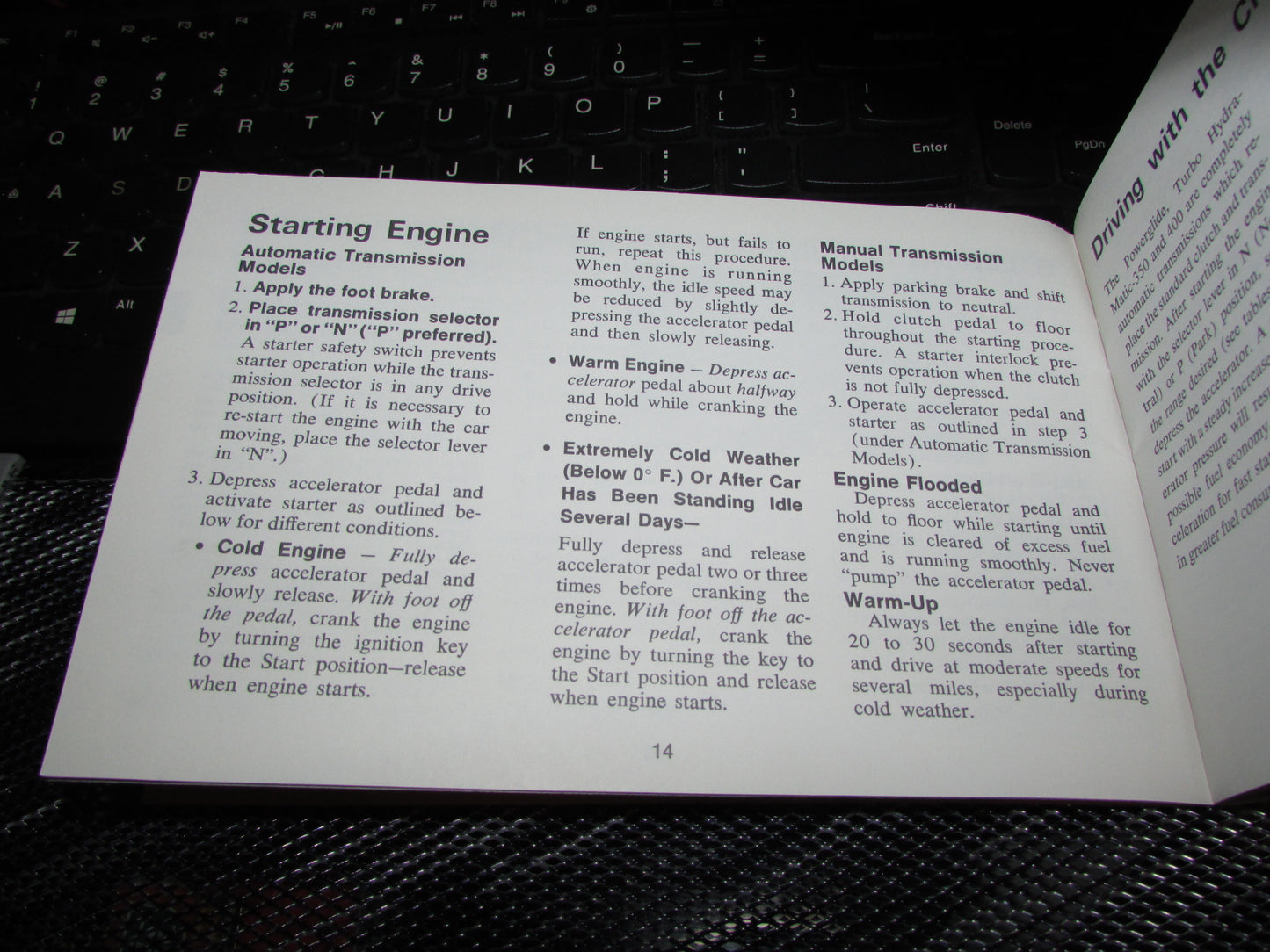 Chevrolet Station Wagon (1971) Owners Manual