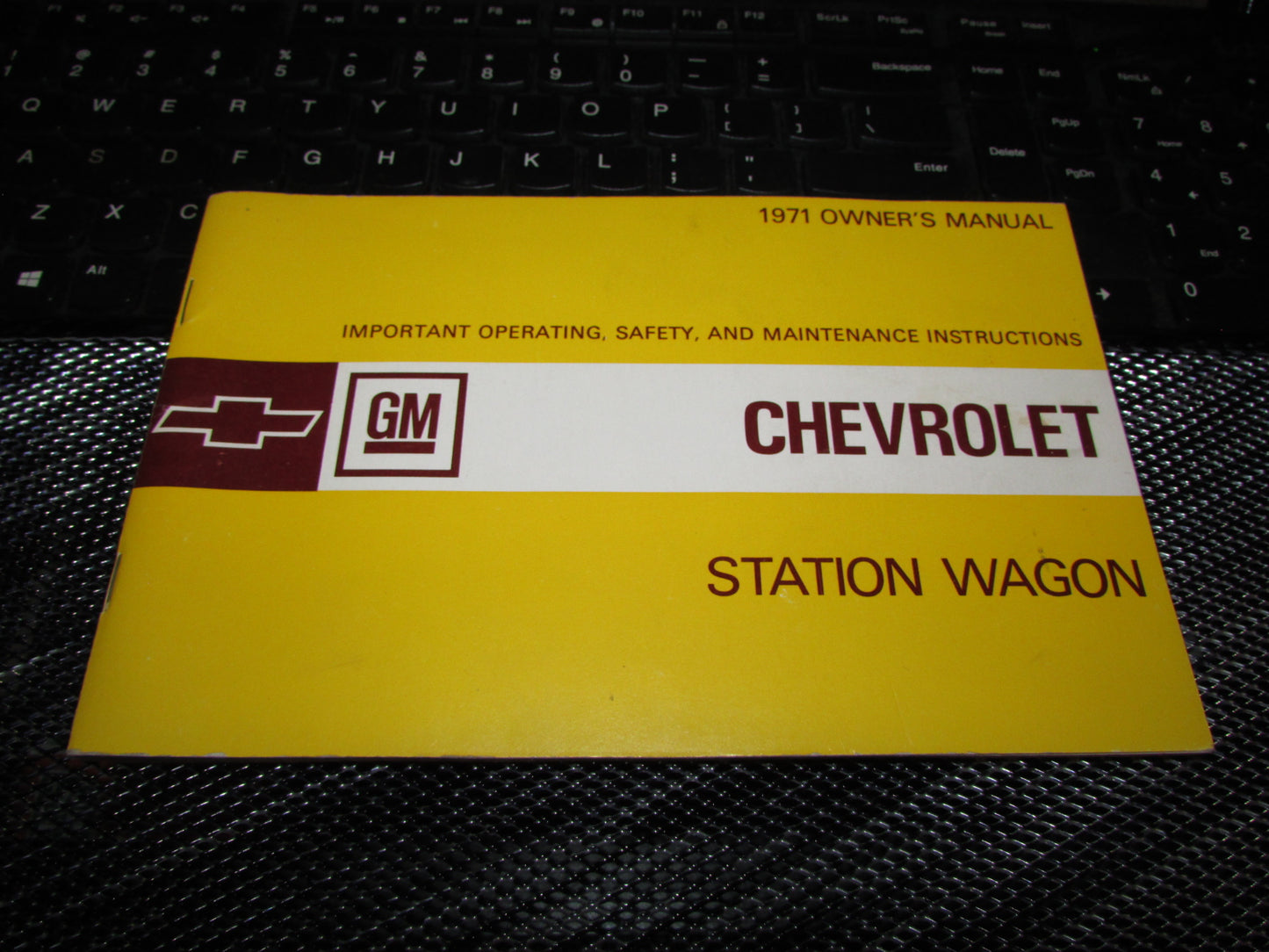 Chevrolet Station Wagon (1971) Owners Manual