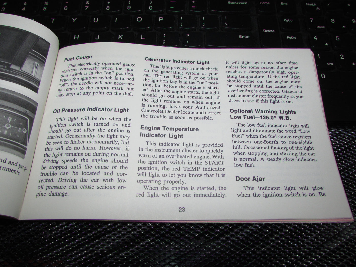 Chevrolet Station Wagon (1971) Owners Manual