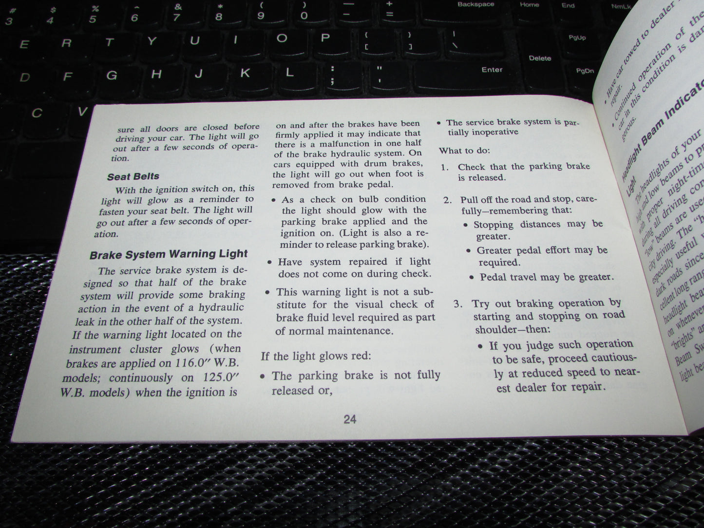Chevrolet Station Wagon (1971) Owners Manual