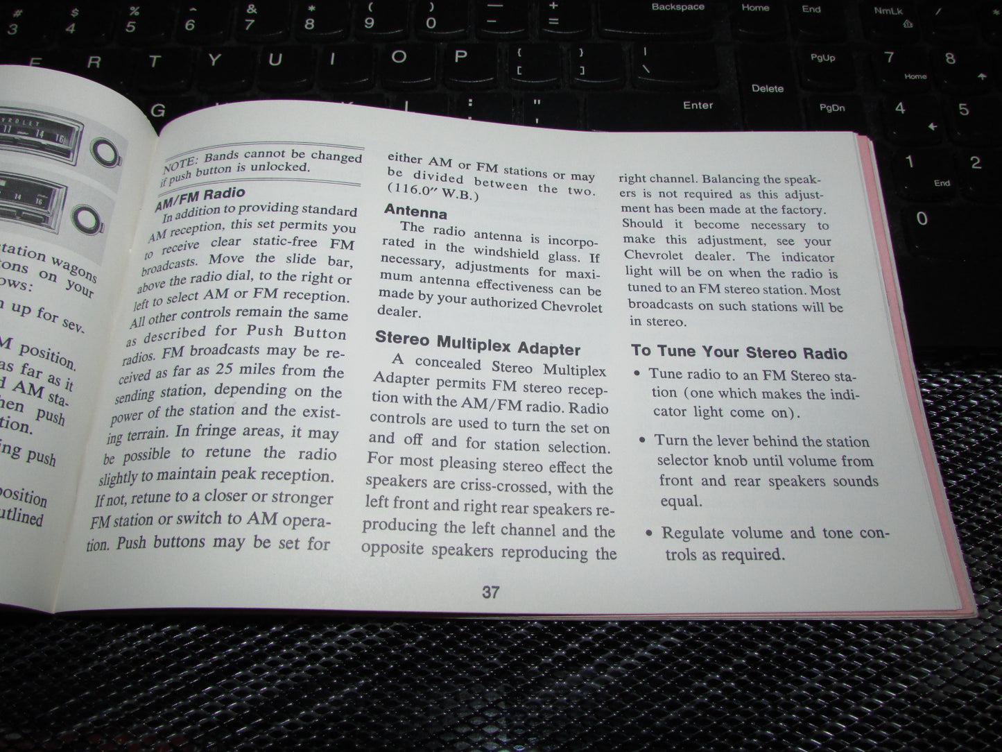 Chevrolet Station Wagon (1971) Owners Manual