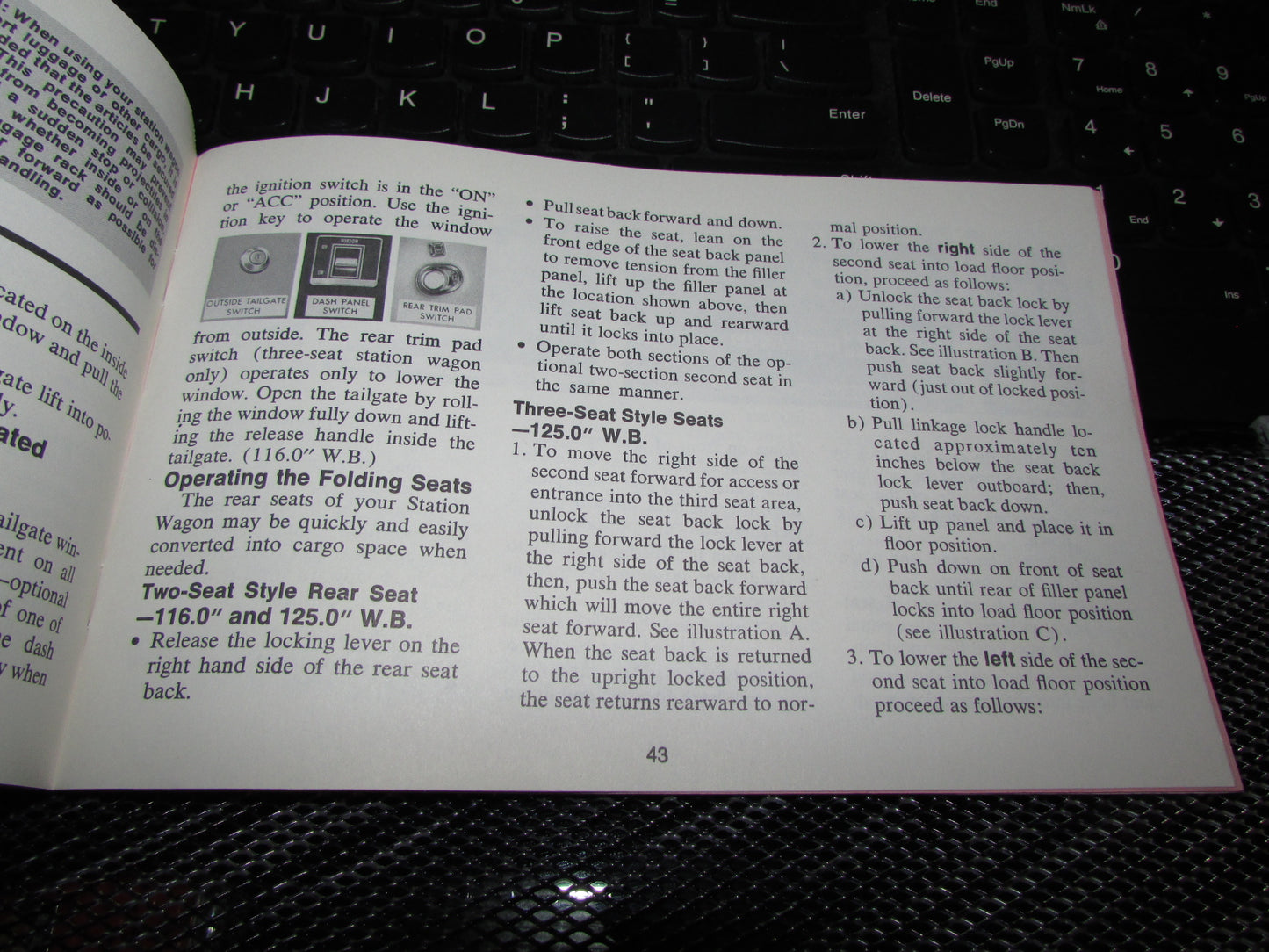Chevrolet Station Wagon (1971) Owners Manual