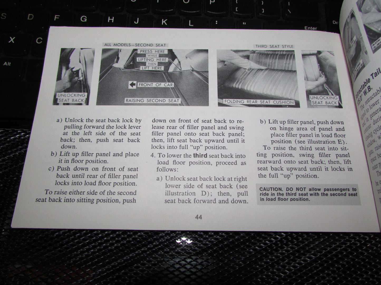 Chevrolet Station Wagon (1971) Owners Manual