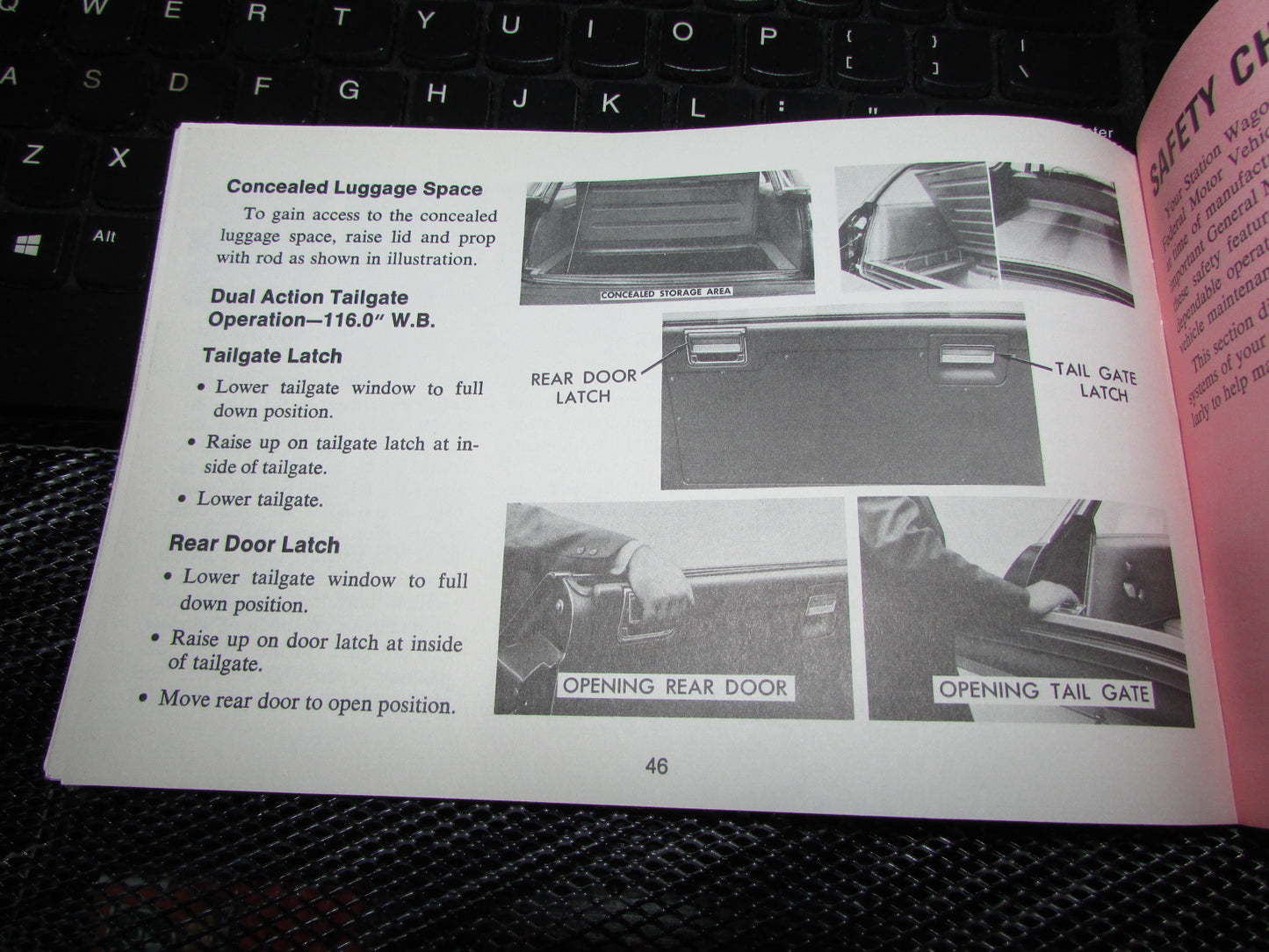 Chevrolet Station Wagon (1971) Owners Manual