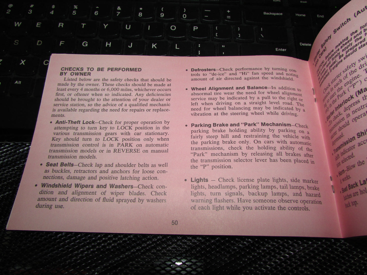 Chevrolet Station Wagon (1971) Owners Manual