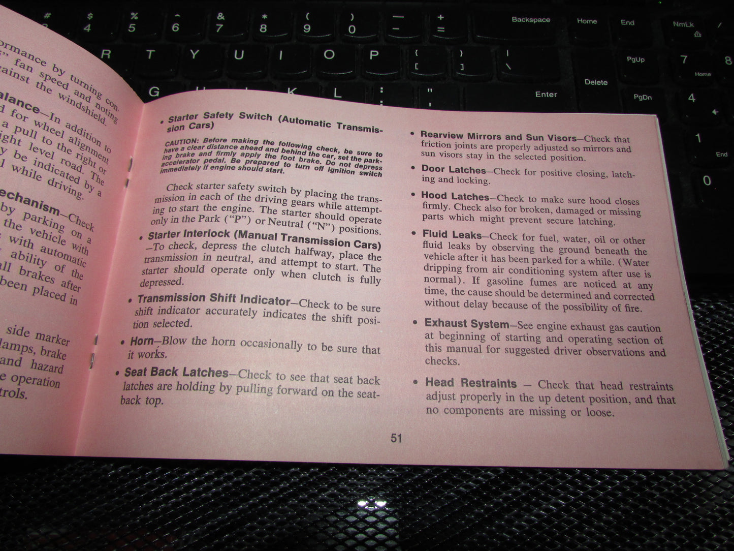 Chevrolet Station Wagon (1971) Owners Manual