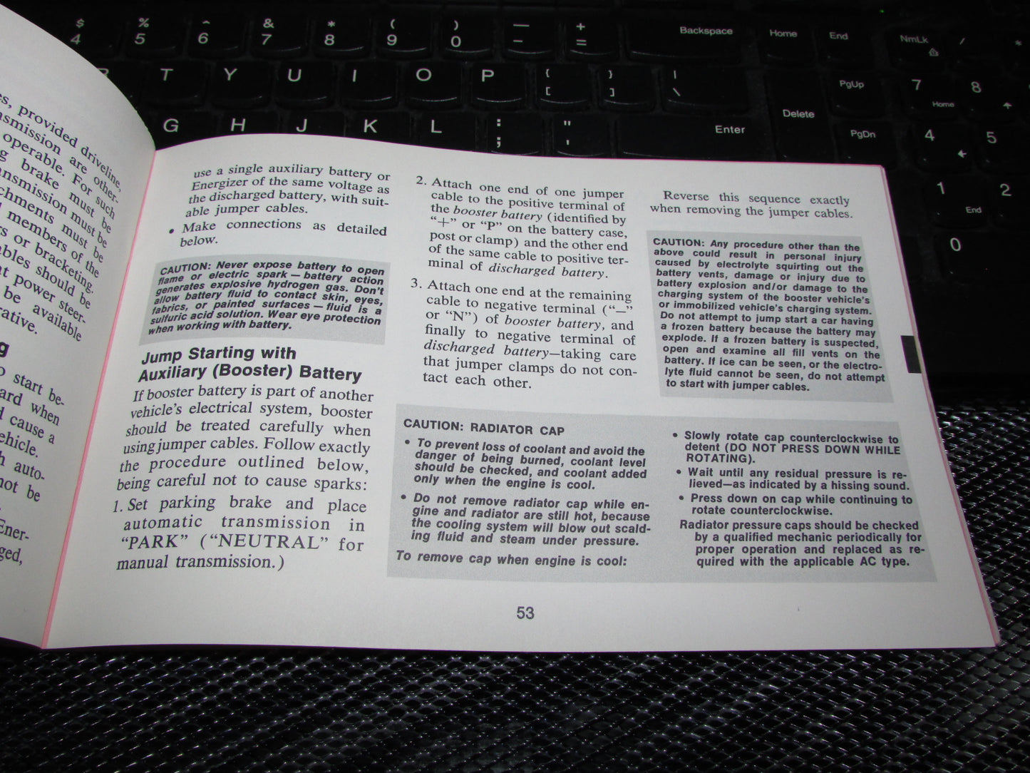 Chevrolet Station Wagon (1971) Owners Manual