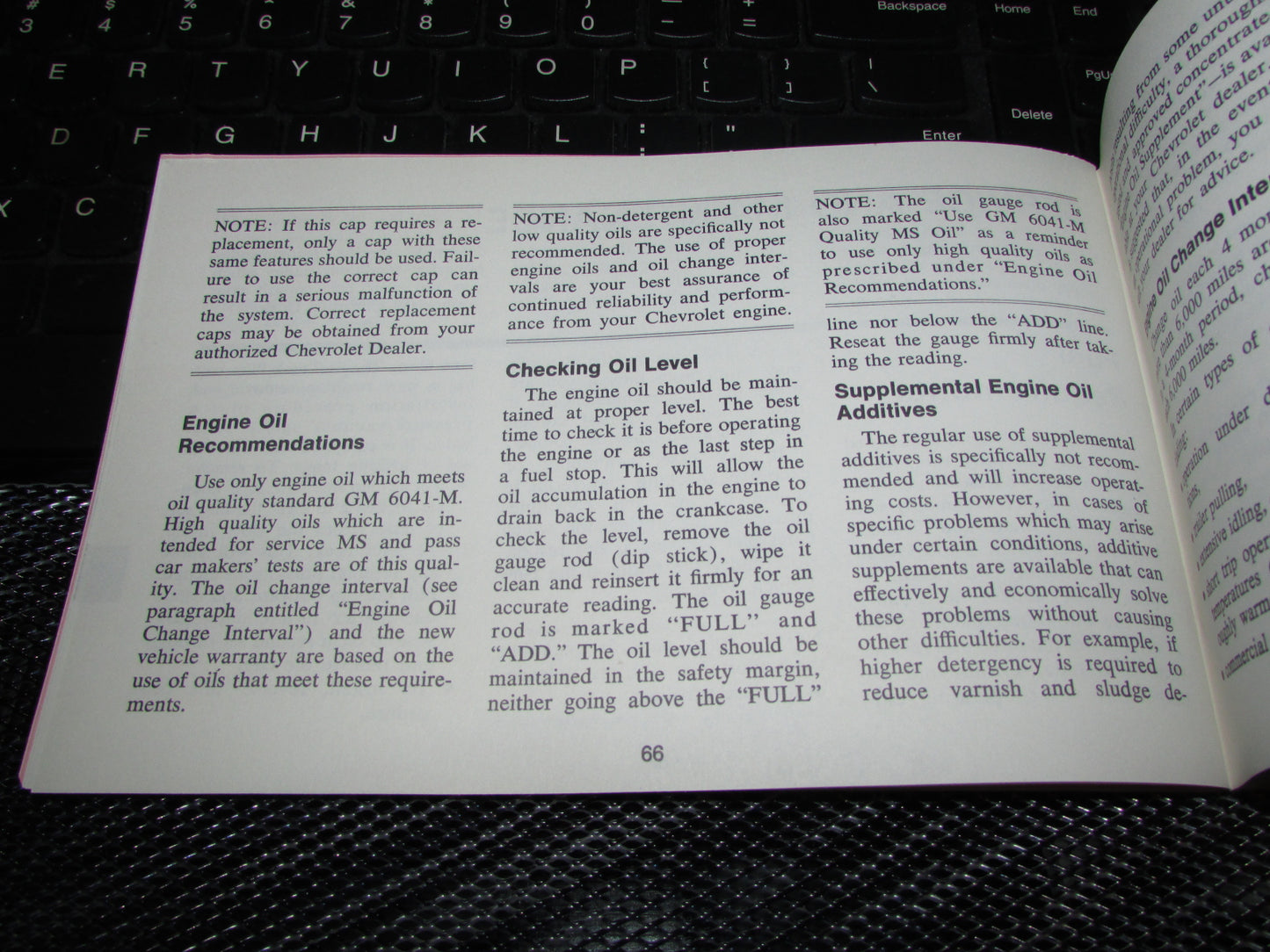 Chevrolet Station Wagon (1971) Owners Manual