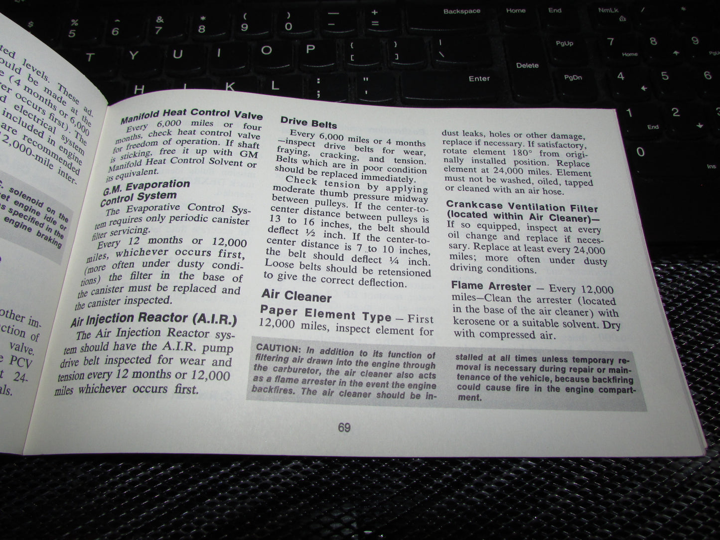 Chevrolet Station Wagon (1971) Owners Manual