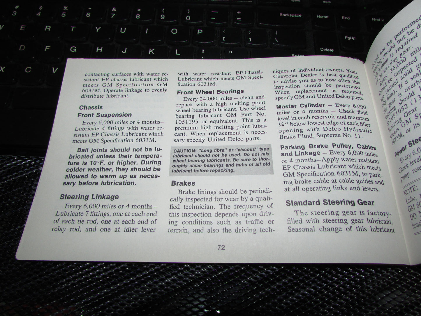 Chevrolet Station Wagon (1971) Owners Manual