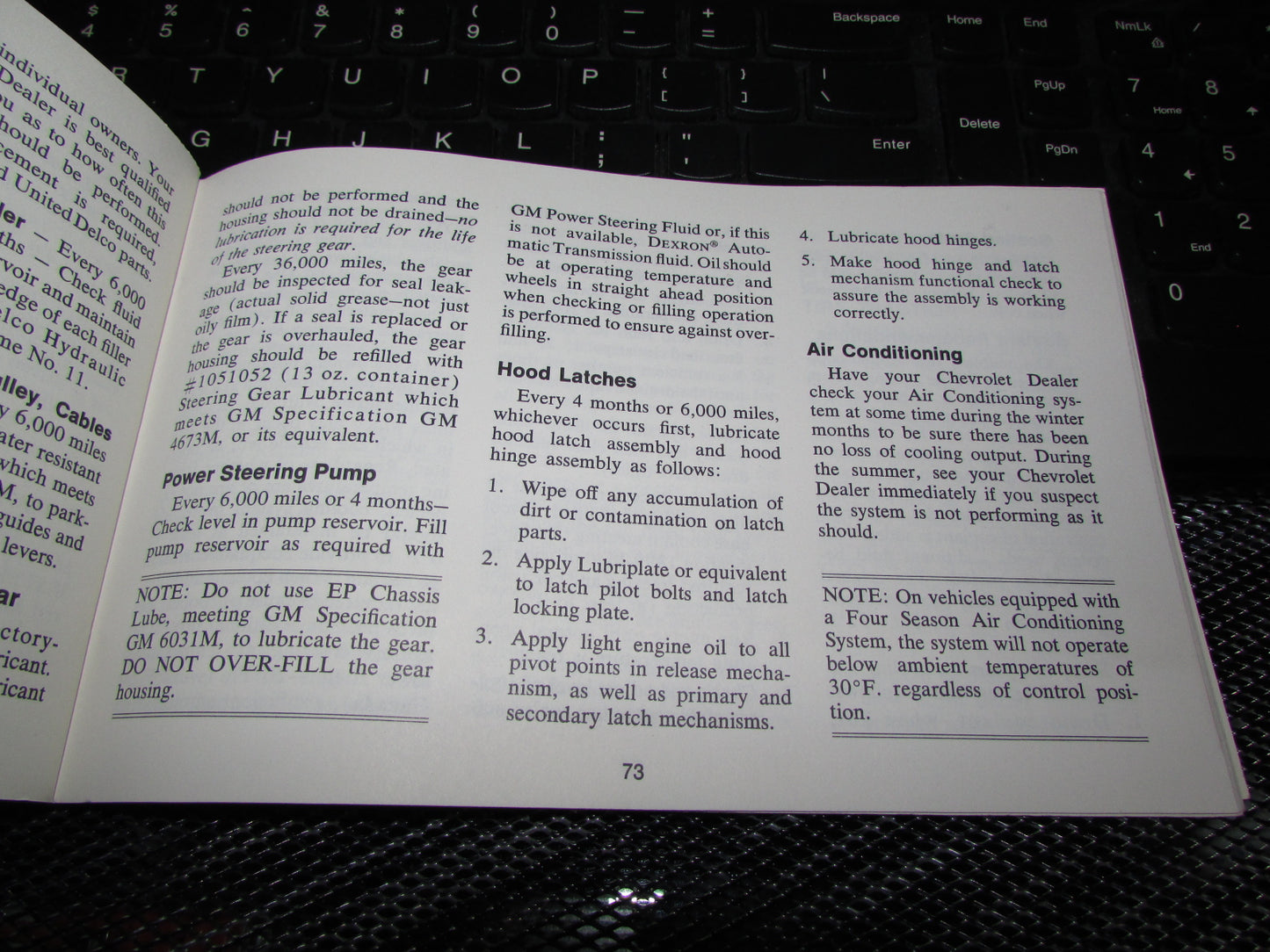 Chevrolet Station Wagon (1971) Owners Manual