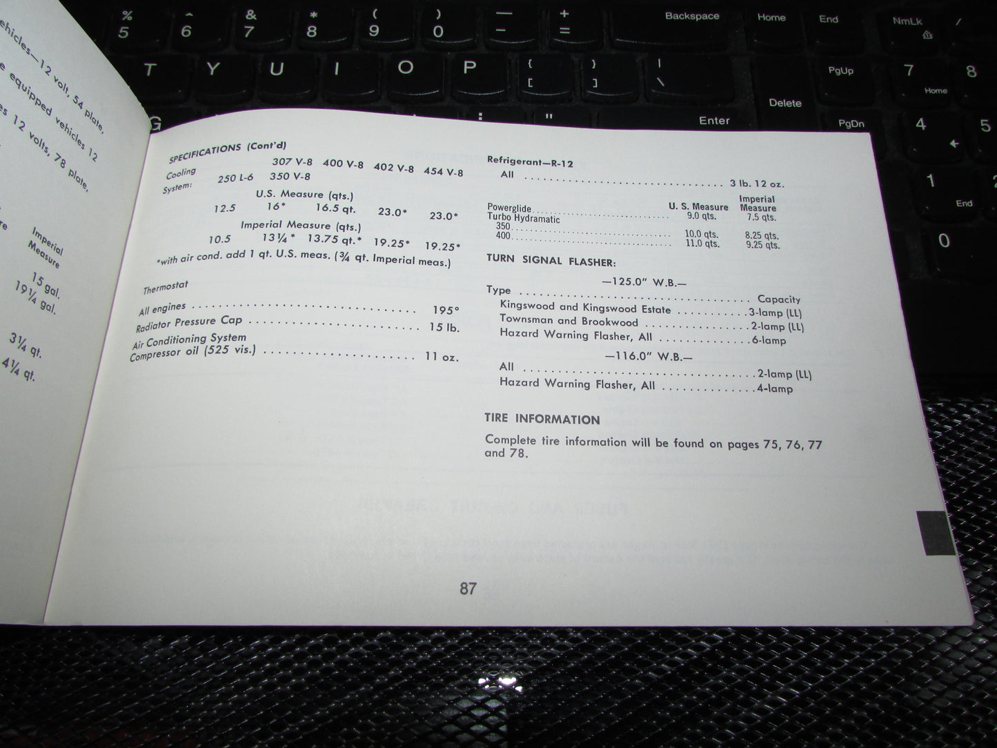 Chevrolet Station Wagon (1971) Owners Manual