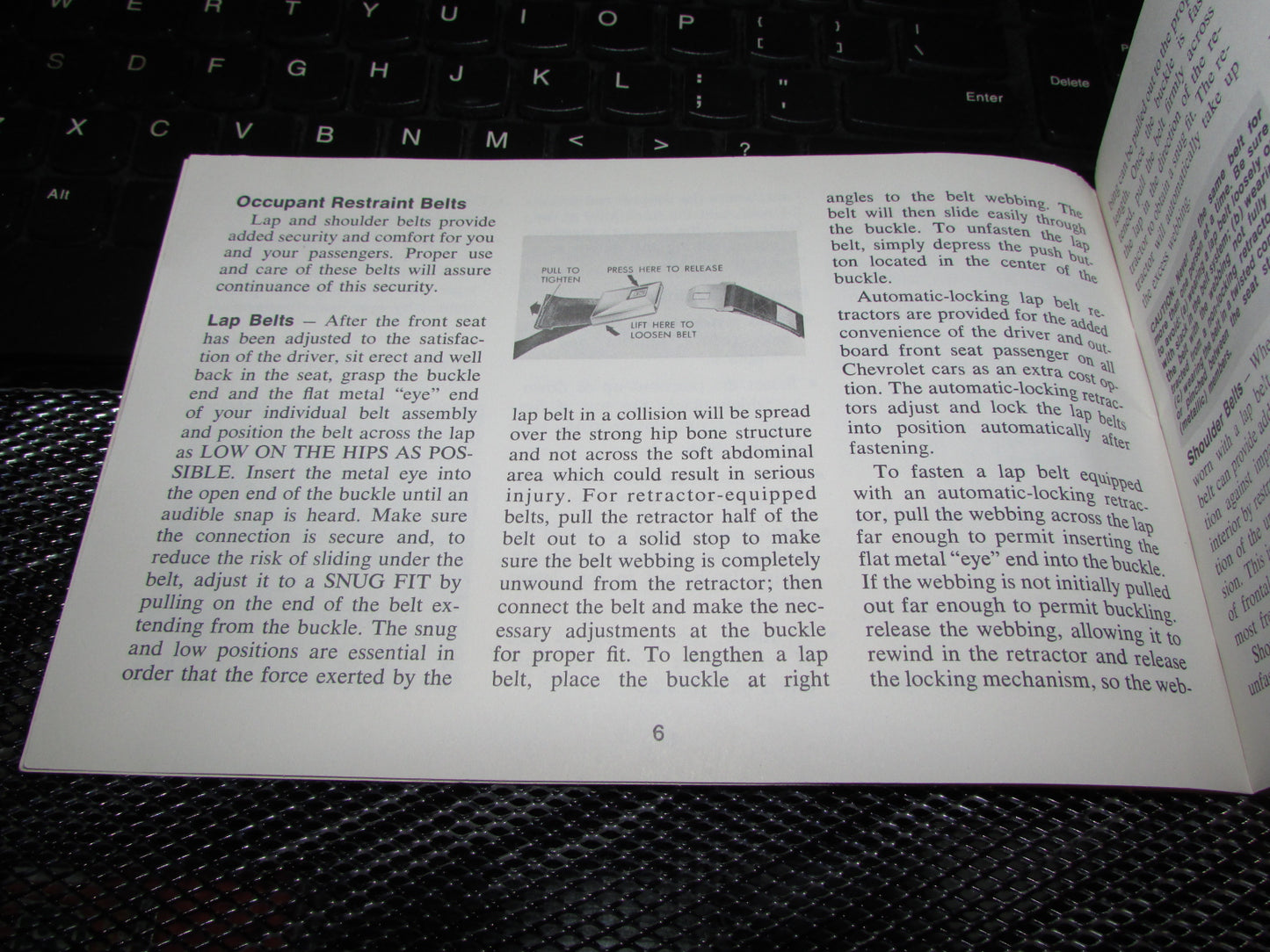 Chevrolet Station Wagon (1971) Owners Manual
