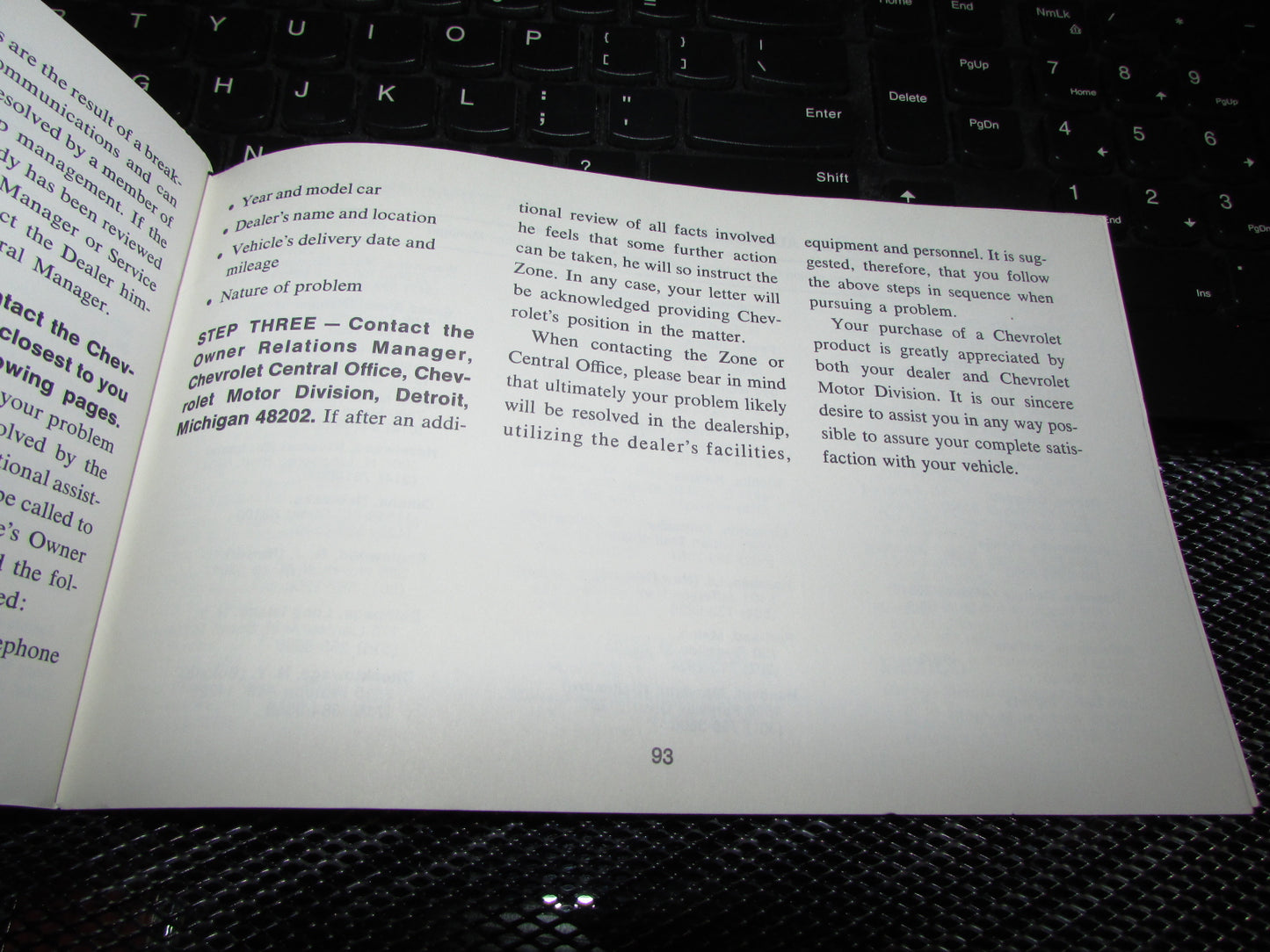 Chevrolet Station Wagon (1971) Owners Manual