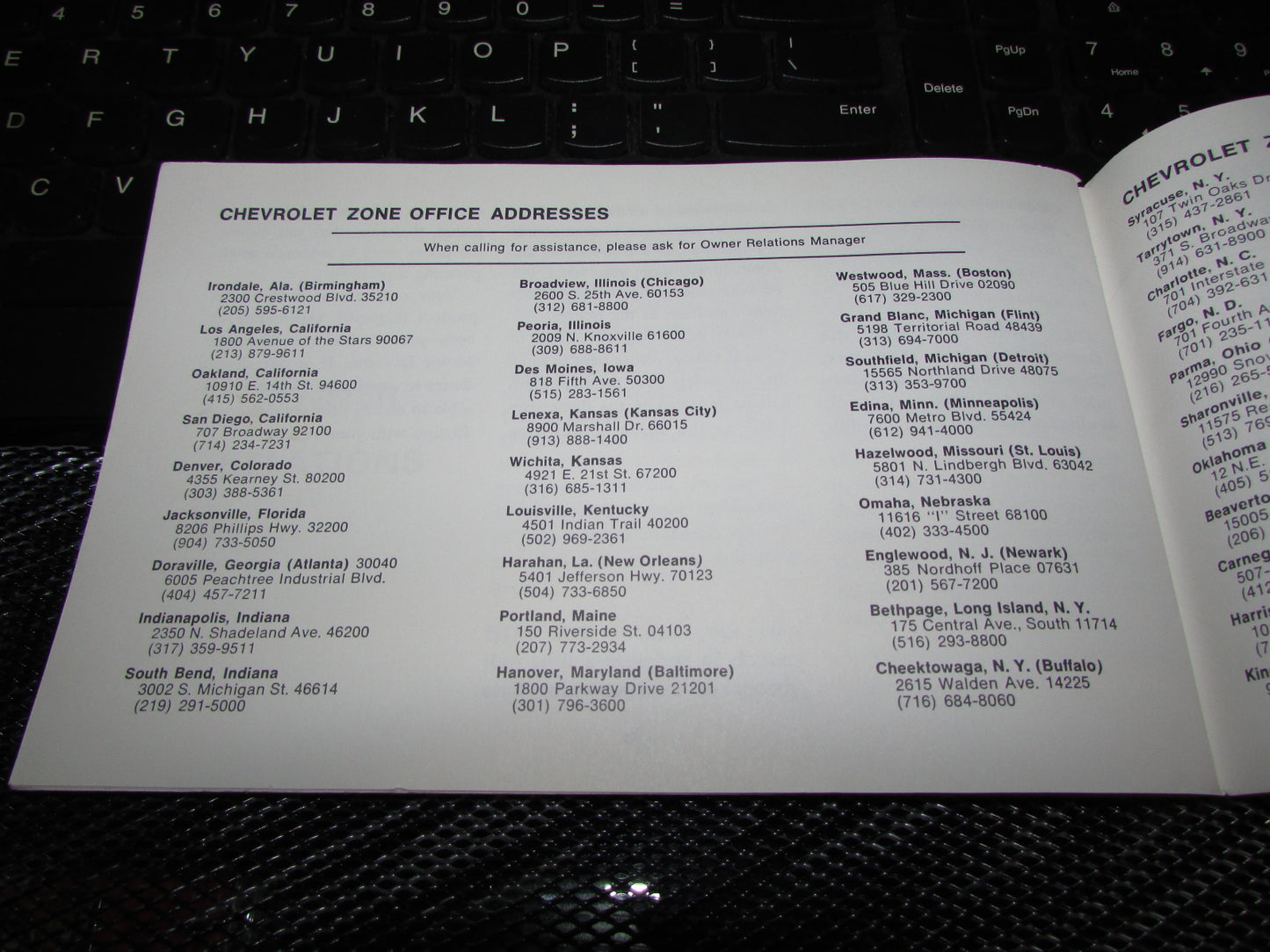 Chevrolet Station Wagon (1971) Owners Manual