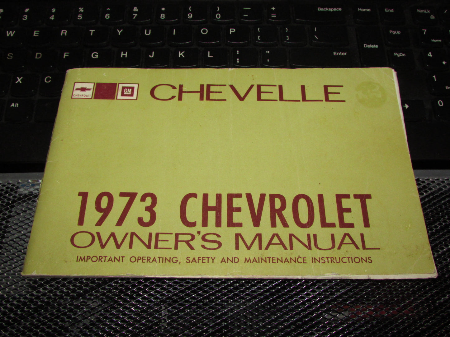 Chevrolet Chevelle (1973) Owners Manual