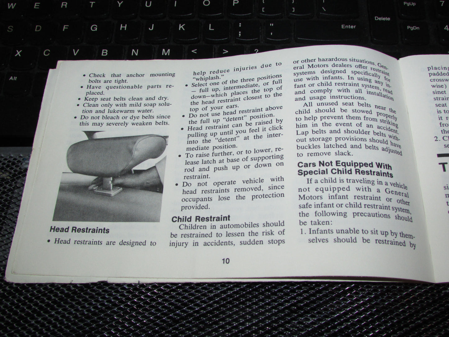 Chevrolet Chevelle (1973) Owners Manual