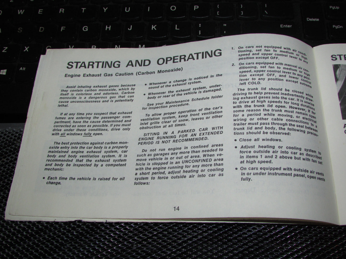 Chevrolet Chevelle (1973) Owners Manual