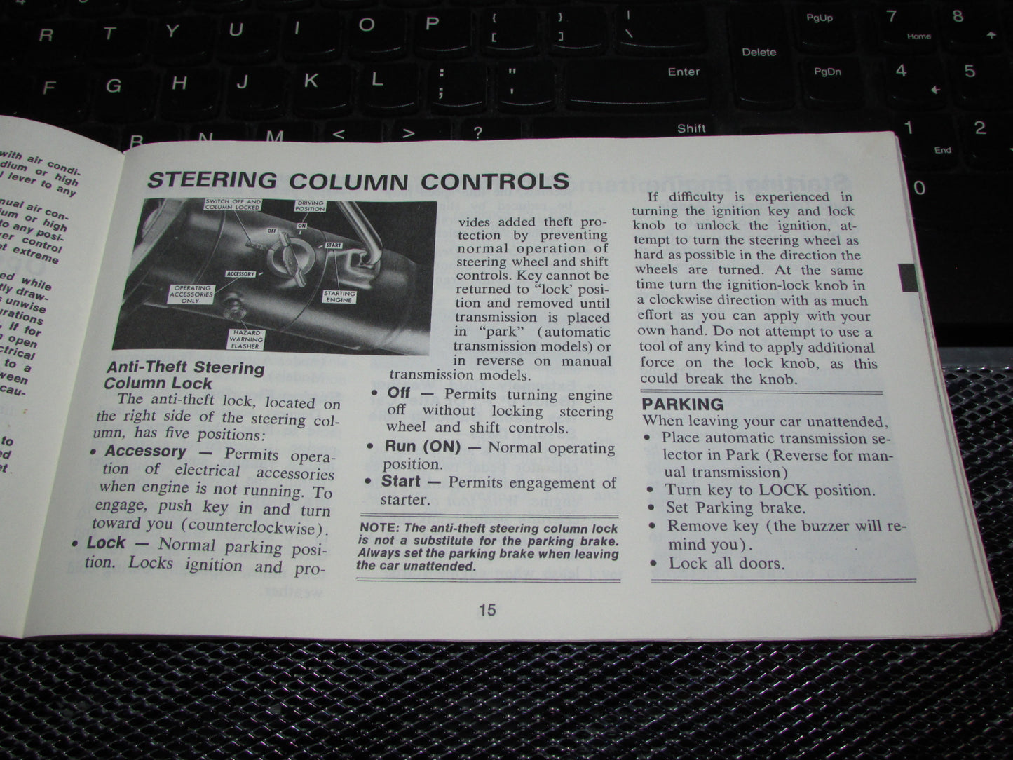 Chevrolet Chevelle (1973) Owners Manual