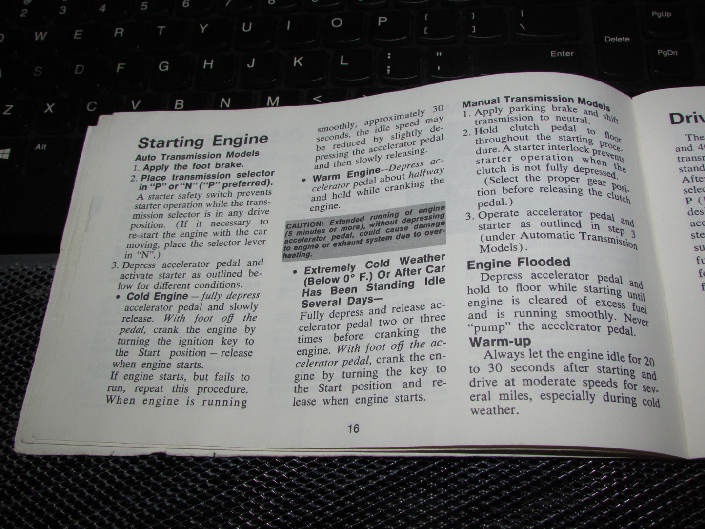 Chevrolet Chevelle (1973) Owners Manual