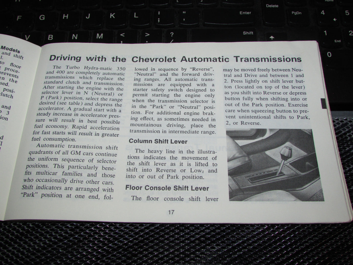 Chevrolet Chevelle (1973) Owners Manual