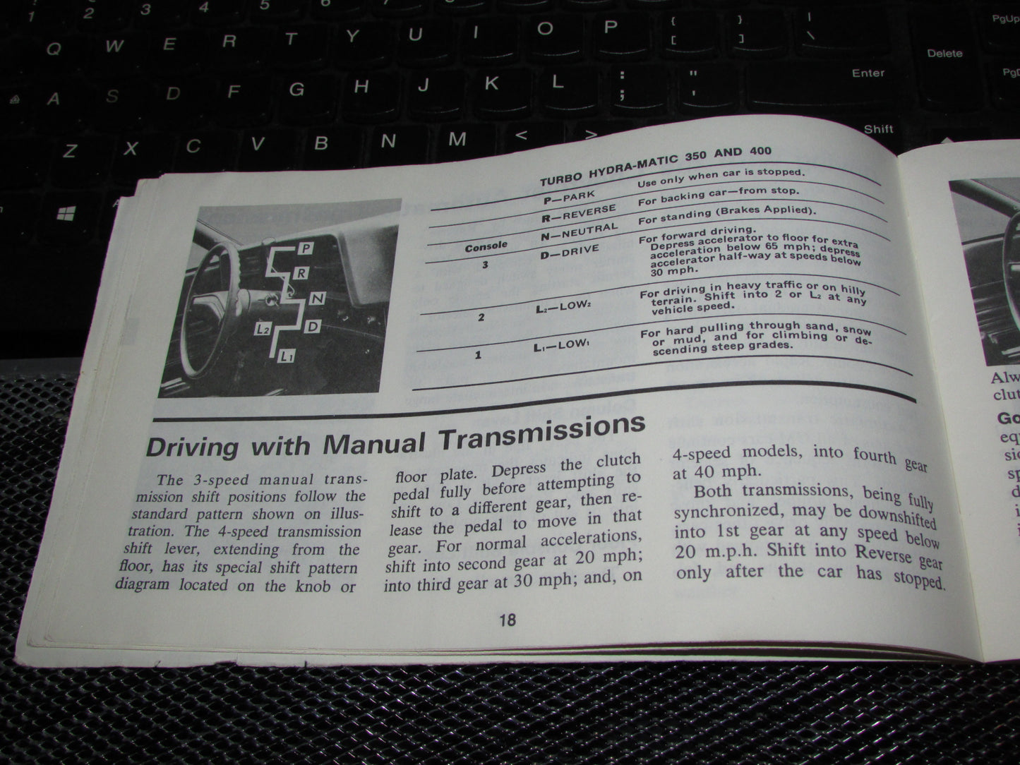 Chevrolet Chevelle (1973) Owners Manual