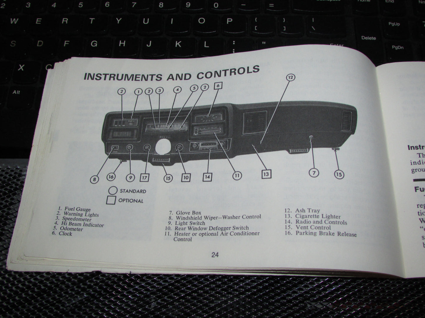 Chevrolet Chevelle (1973) Owners Manual