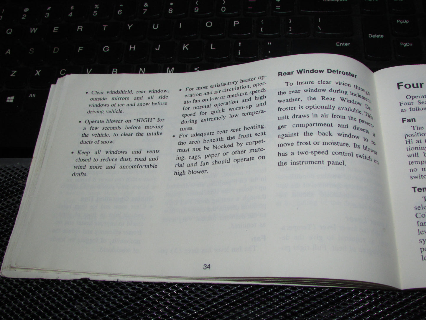 Chevrolet Chevelle (1973) Owners Manual