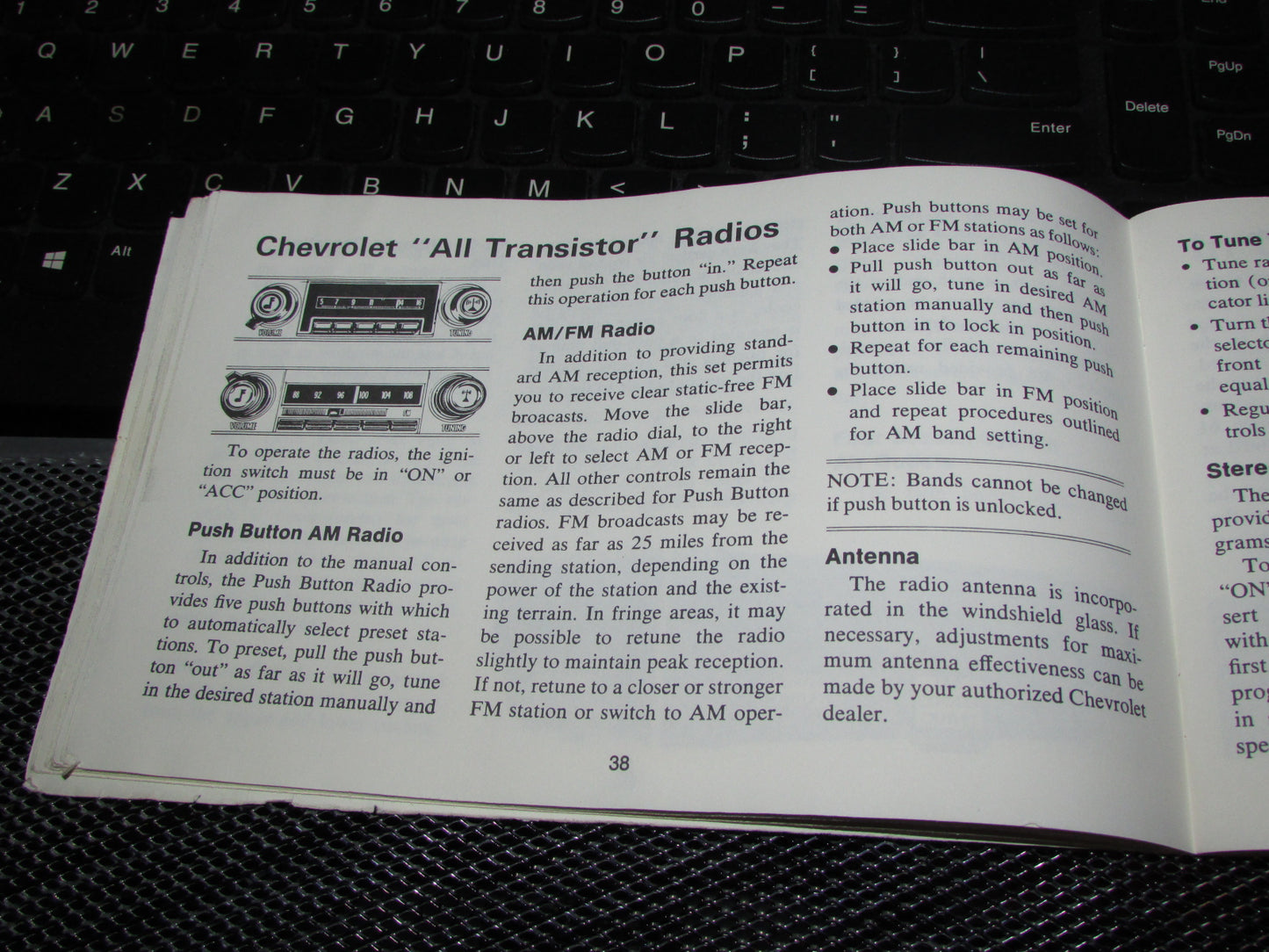 Chevrolet Chevelle (1973) Owners Manual