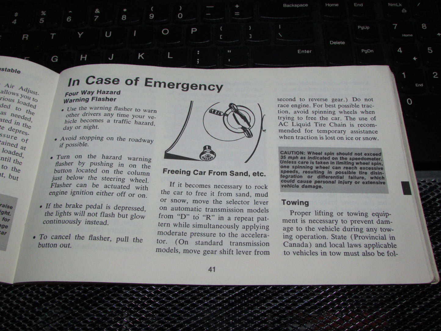 Chevrolet Chevelle (1973) Owners Manual