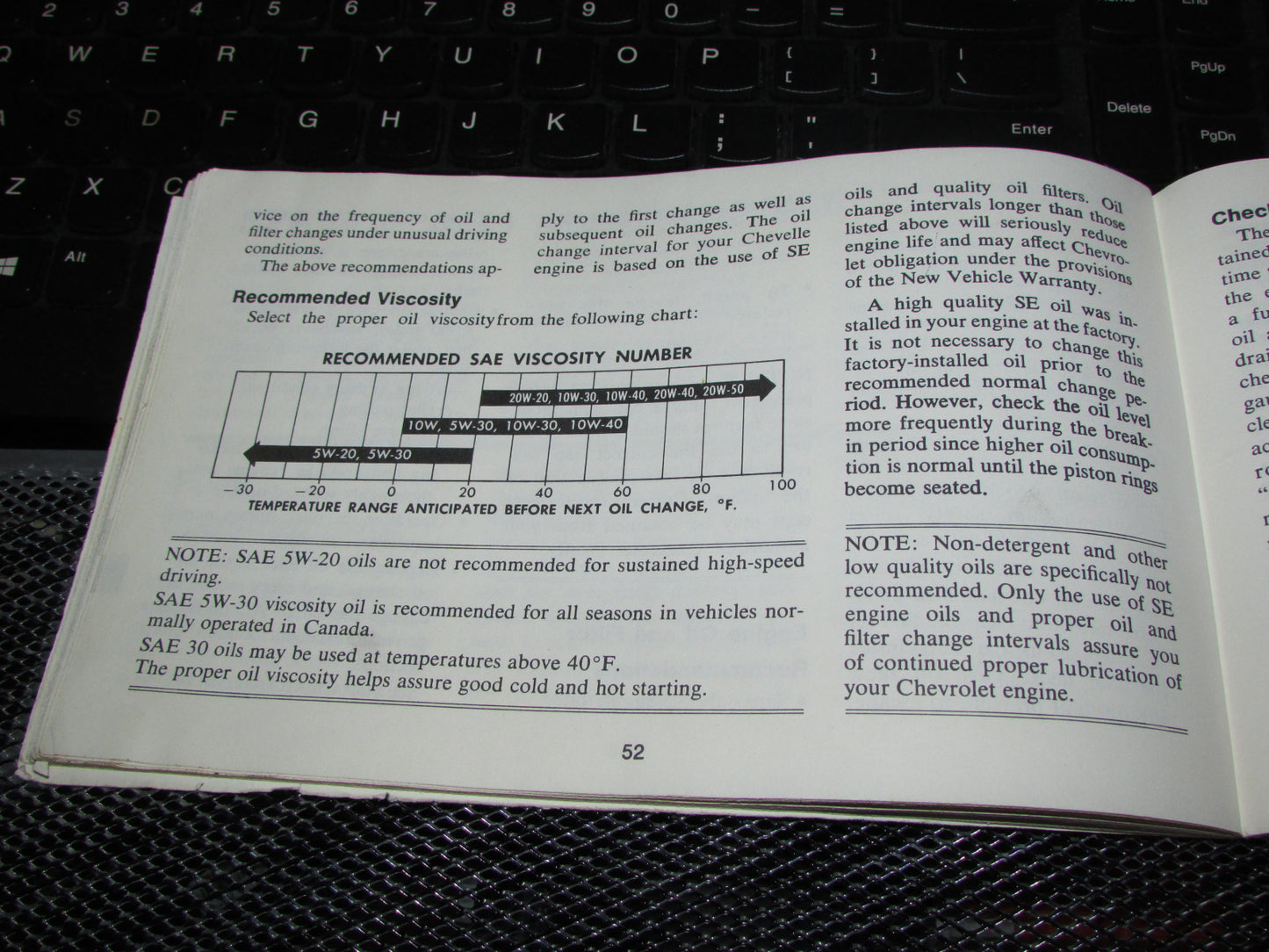 Chevrolet Chevelle (1973) Owners Manual