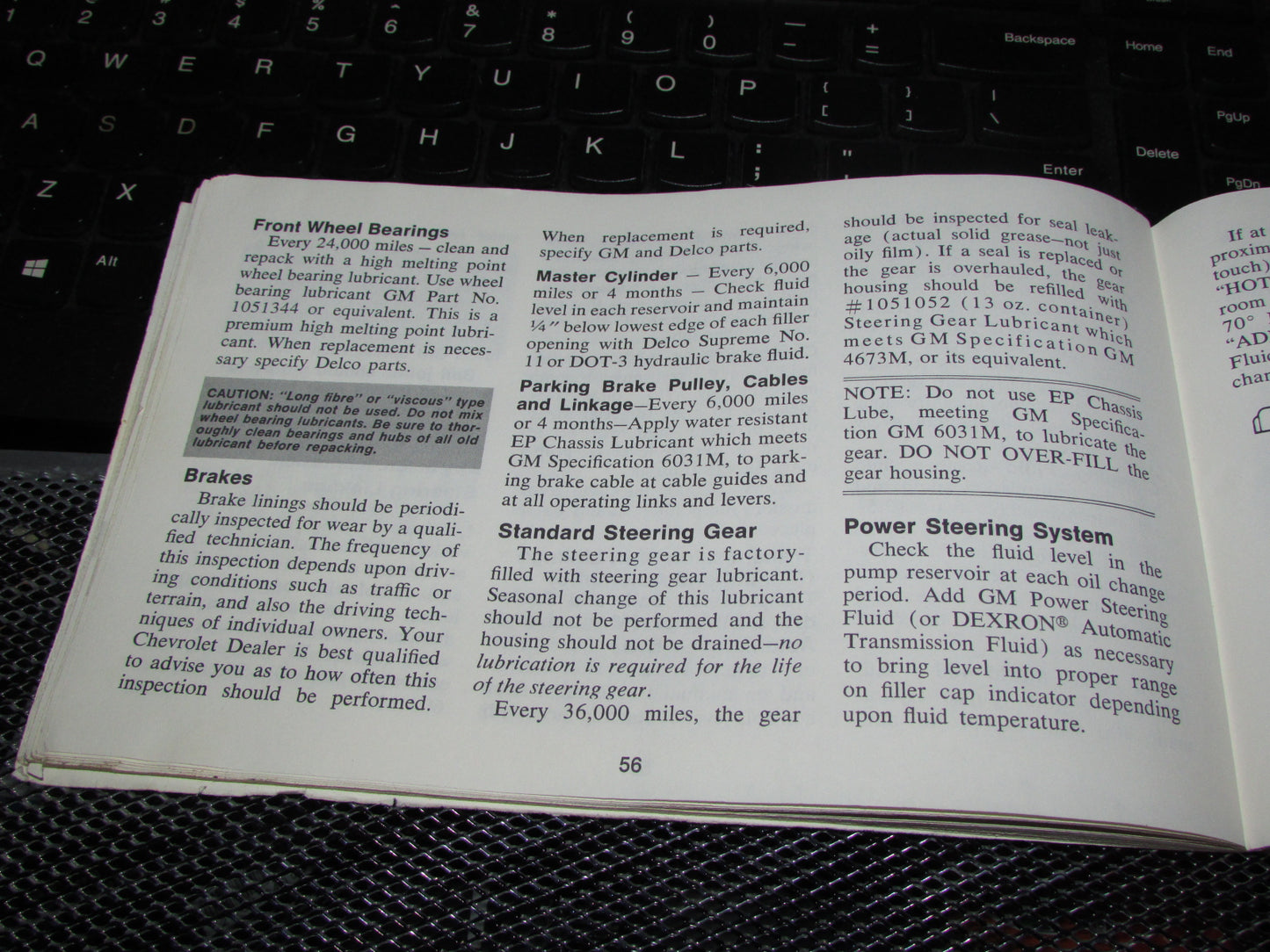 Chevrolet Chevelle (1973) Owners Manual