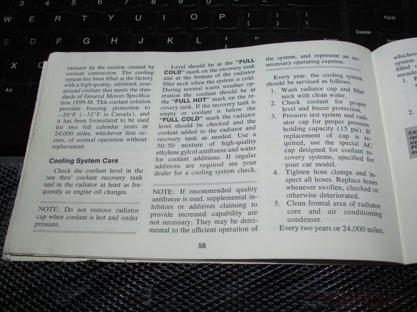 Chevrolet Chevelle (1973) Owners Manual