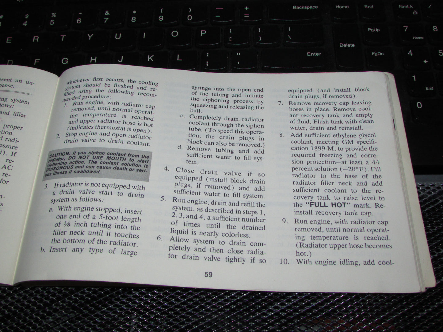 Chevrolet Chevelle (1973) Owners Manual