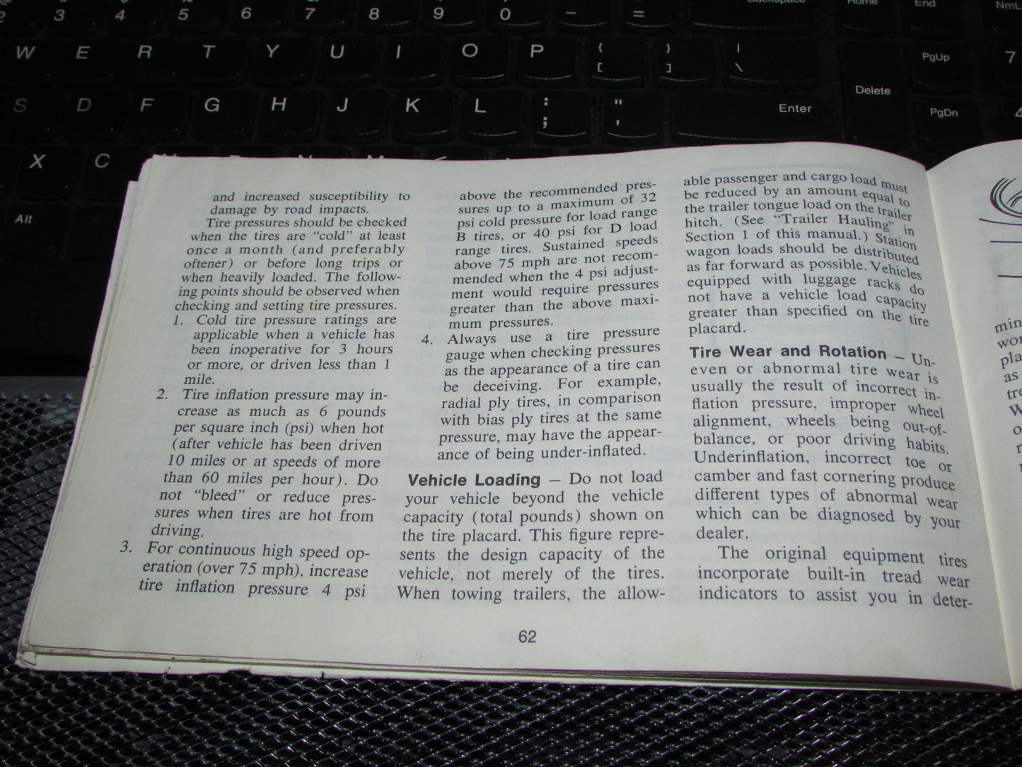 Chevrolet Chevelle (1973) Owners Manual