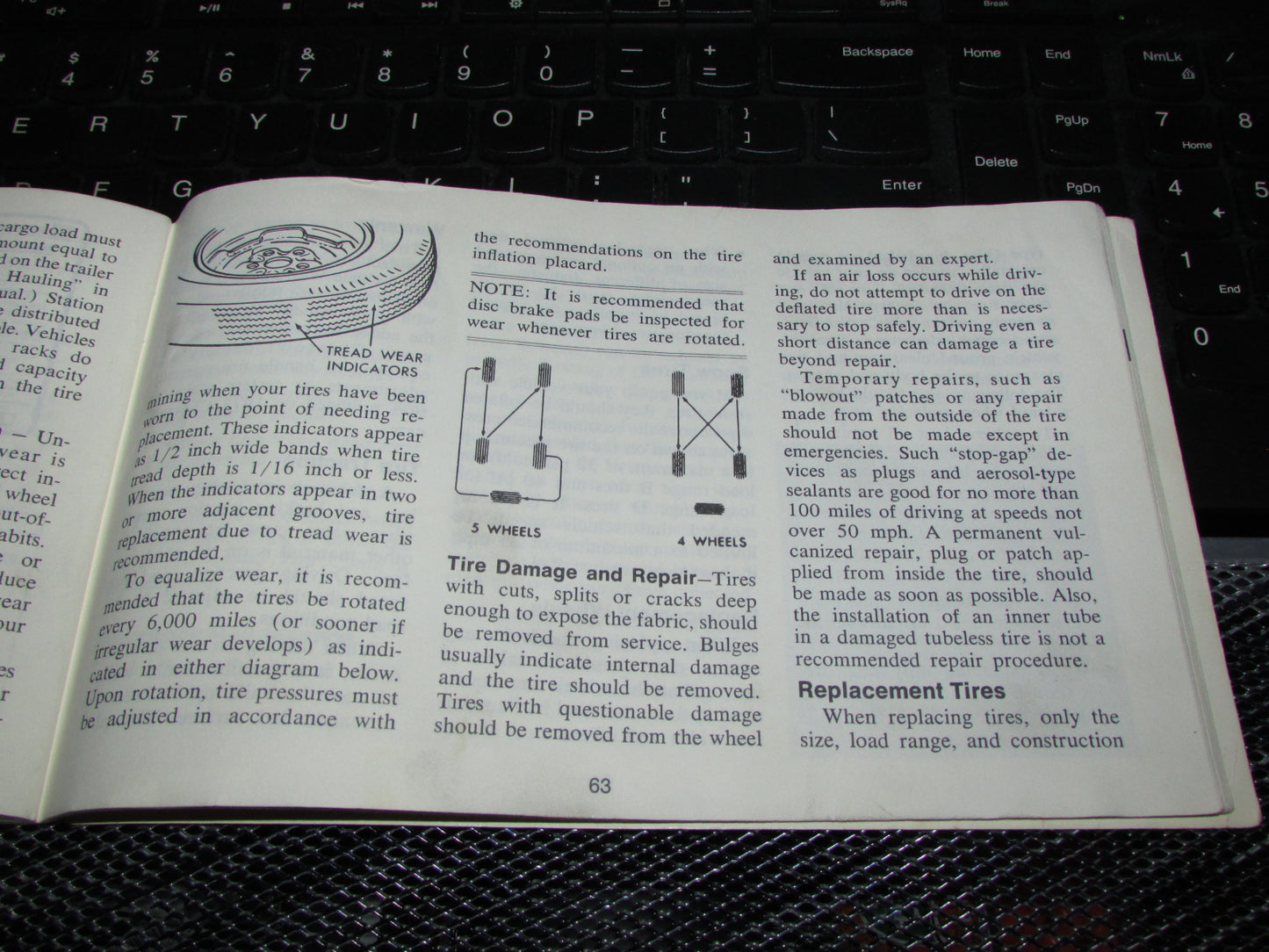 Chevrolet Chevelle (1973) Owners Manual