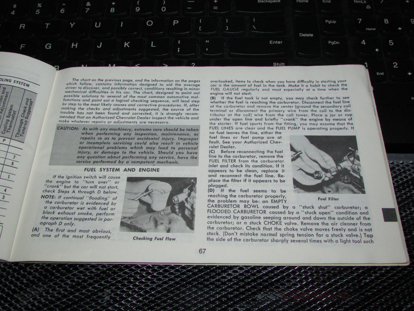 Chevrolet Chevelle (1973) Owners Manual