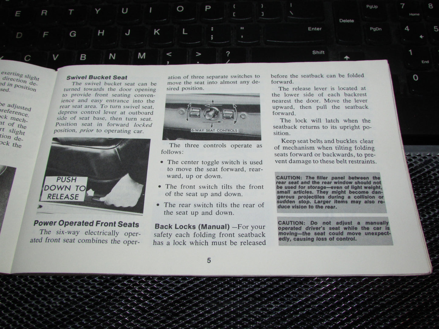 Chevrolet Chevelle (1973) Owners Manual