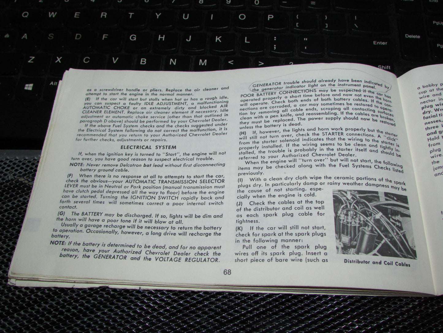 Chevrolet Chevelle (1973) Owners Manual