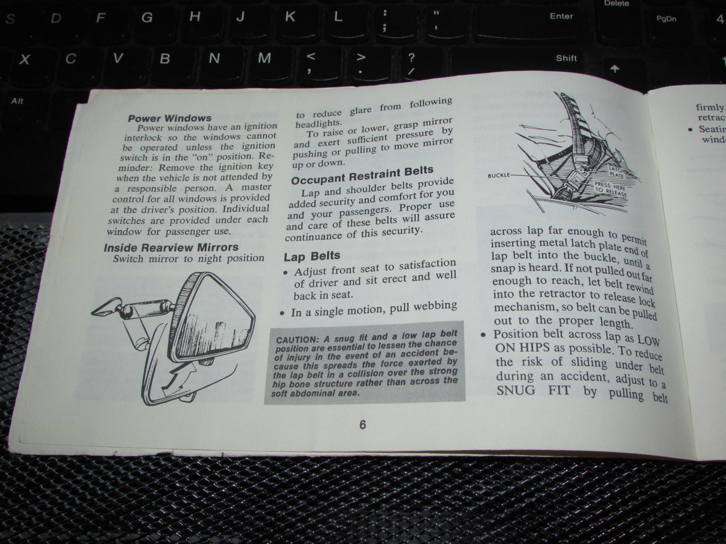 Chevrolet Chevelle (1973) Owners Manual