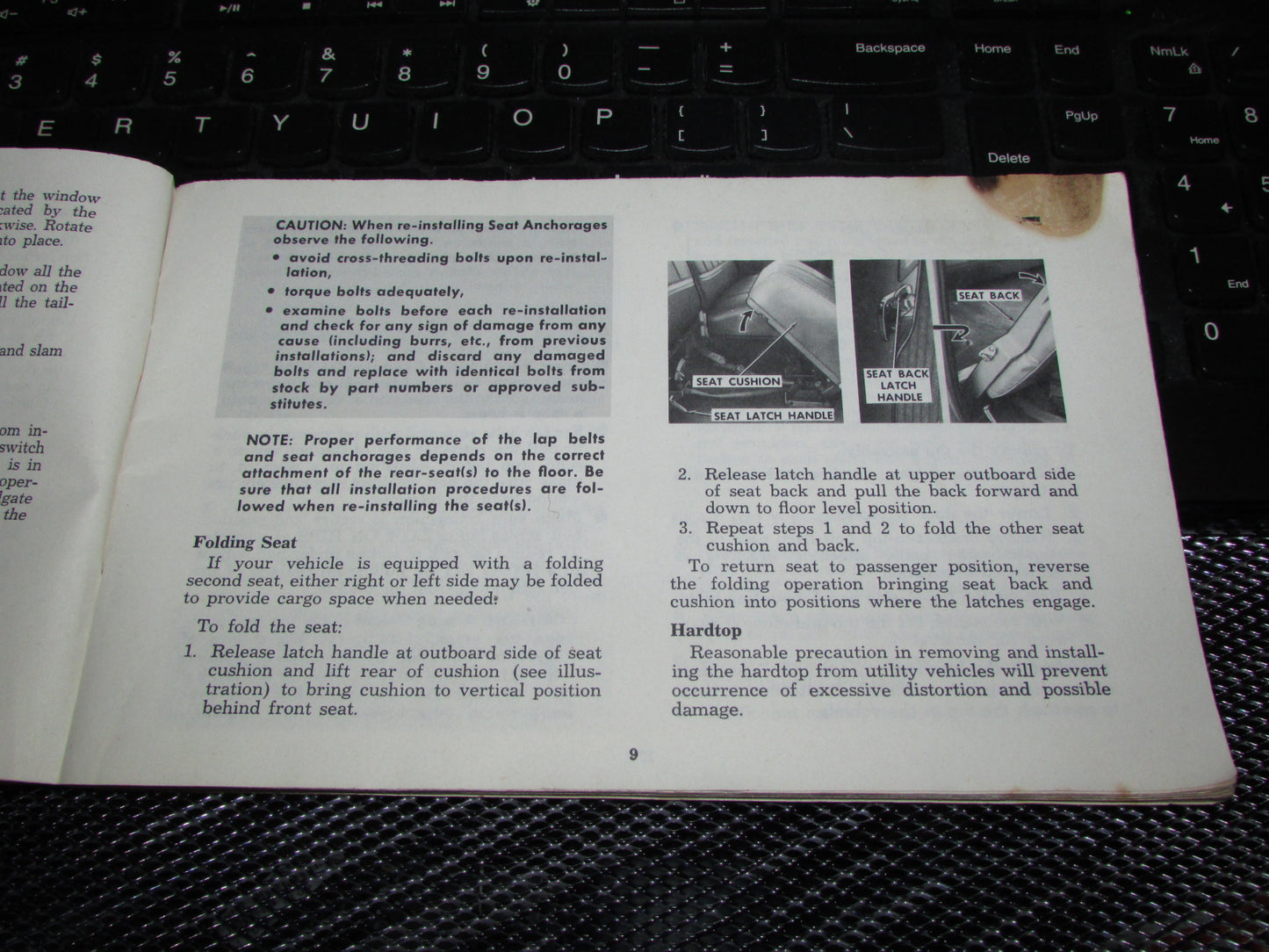 Chevrolet Light Duty Truck Gasoline (1974) Owners Manual