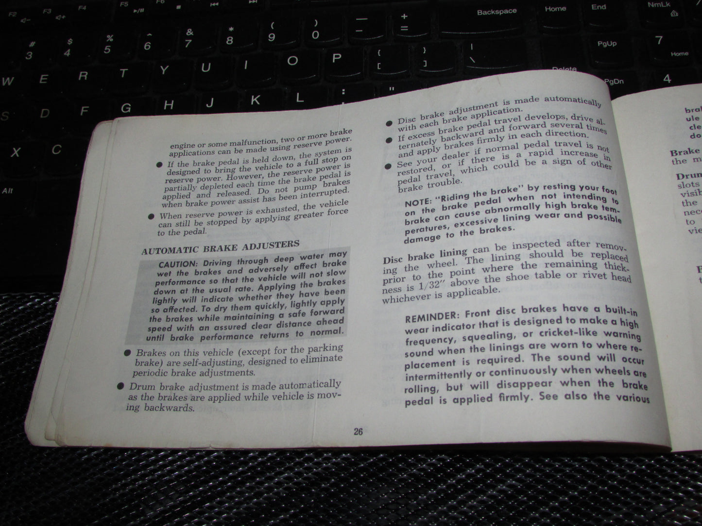 Chevrolet Light Duty Truck Gasoline (1974) Owners Manual