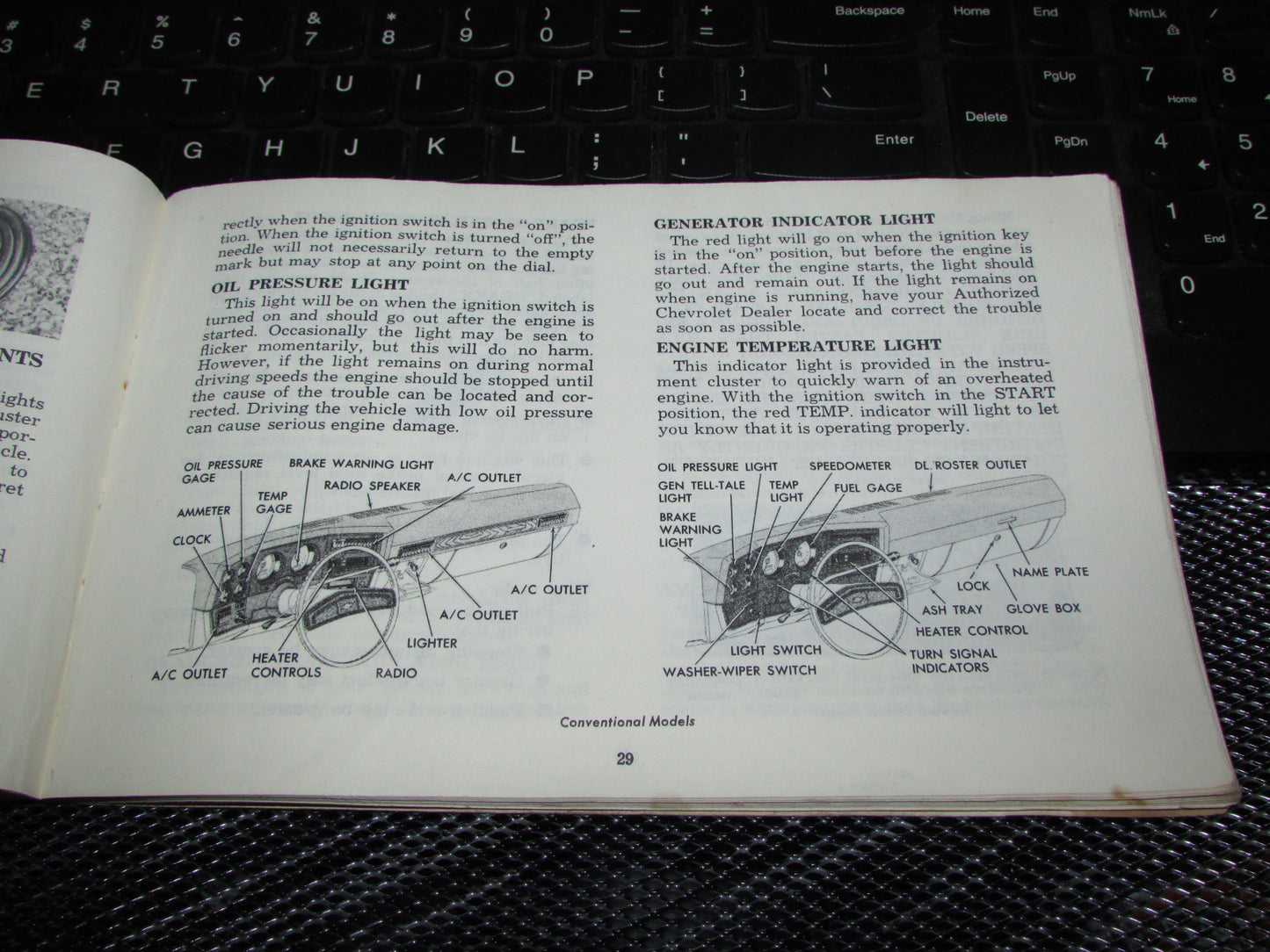 Chevrolet Light Duty Truck Gasoline (1974) Owners Manual