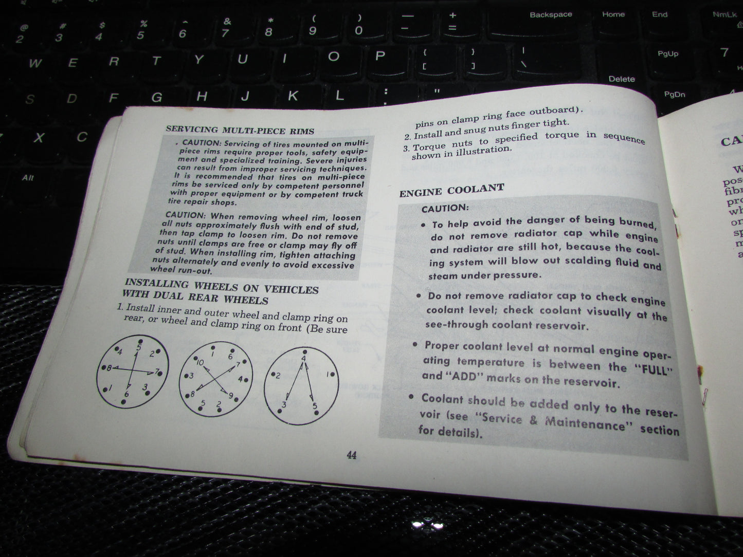 Chevrolet Light Duty Truck Gasoline (1974) Owners Manual