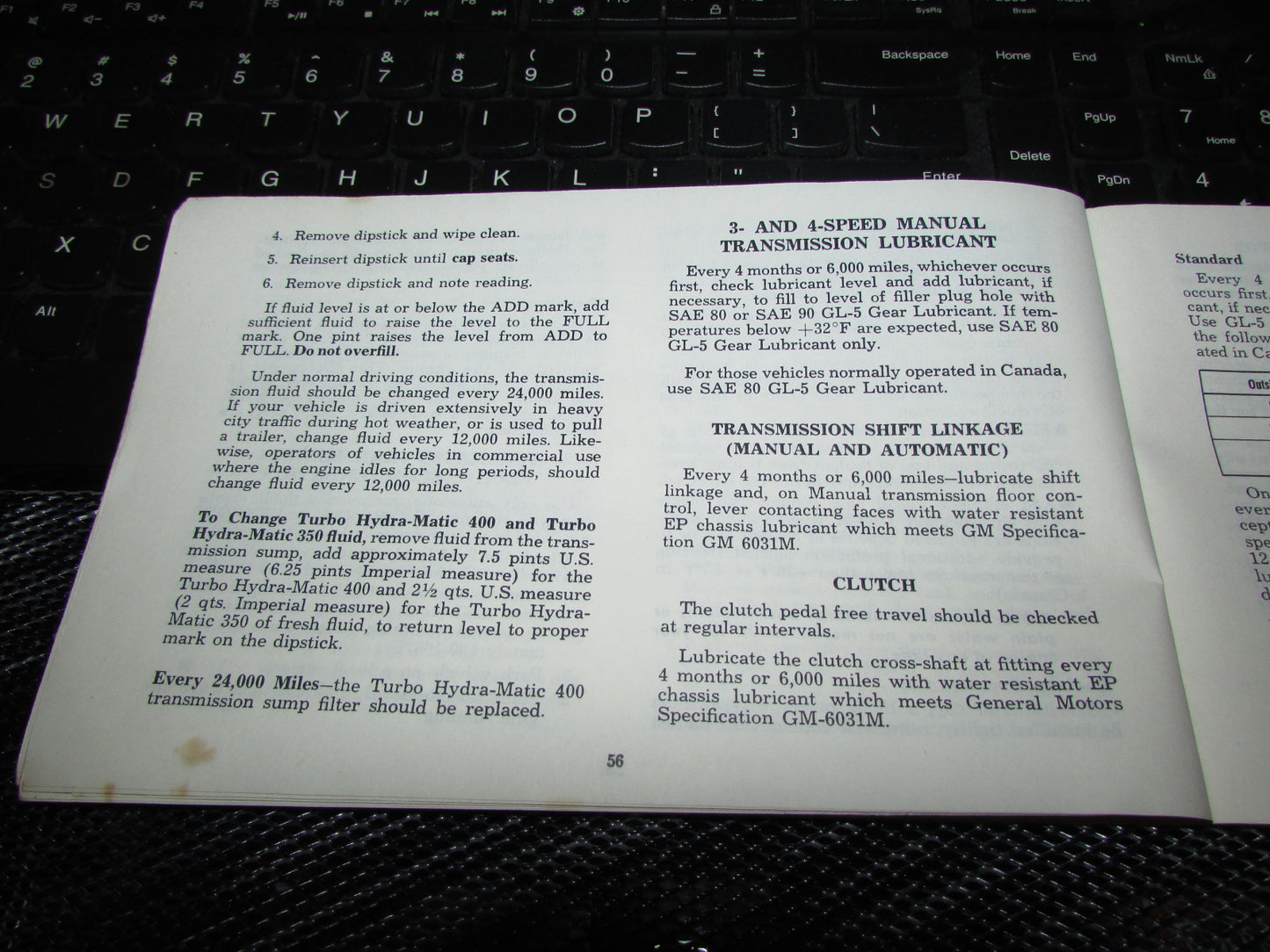 Chevrolet Light Duty Truck Gasoline (1974) Owners Manual