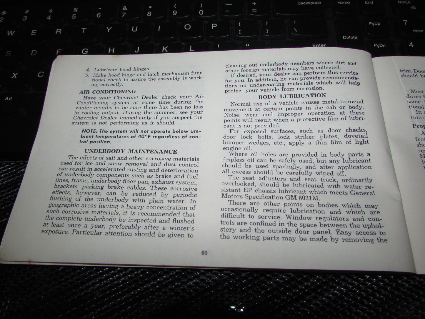 Chevrolet Light Duty Truck Gasoline (1974) Owners Manual