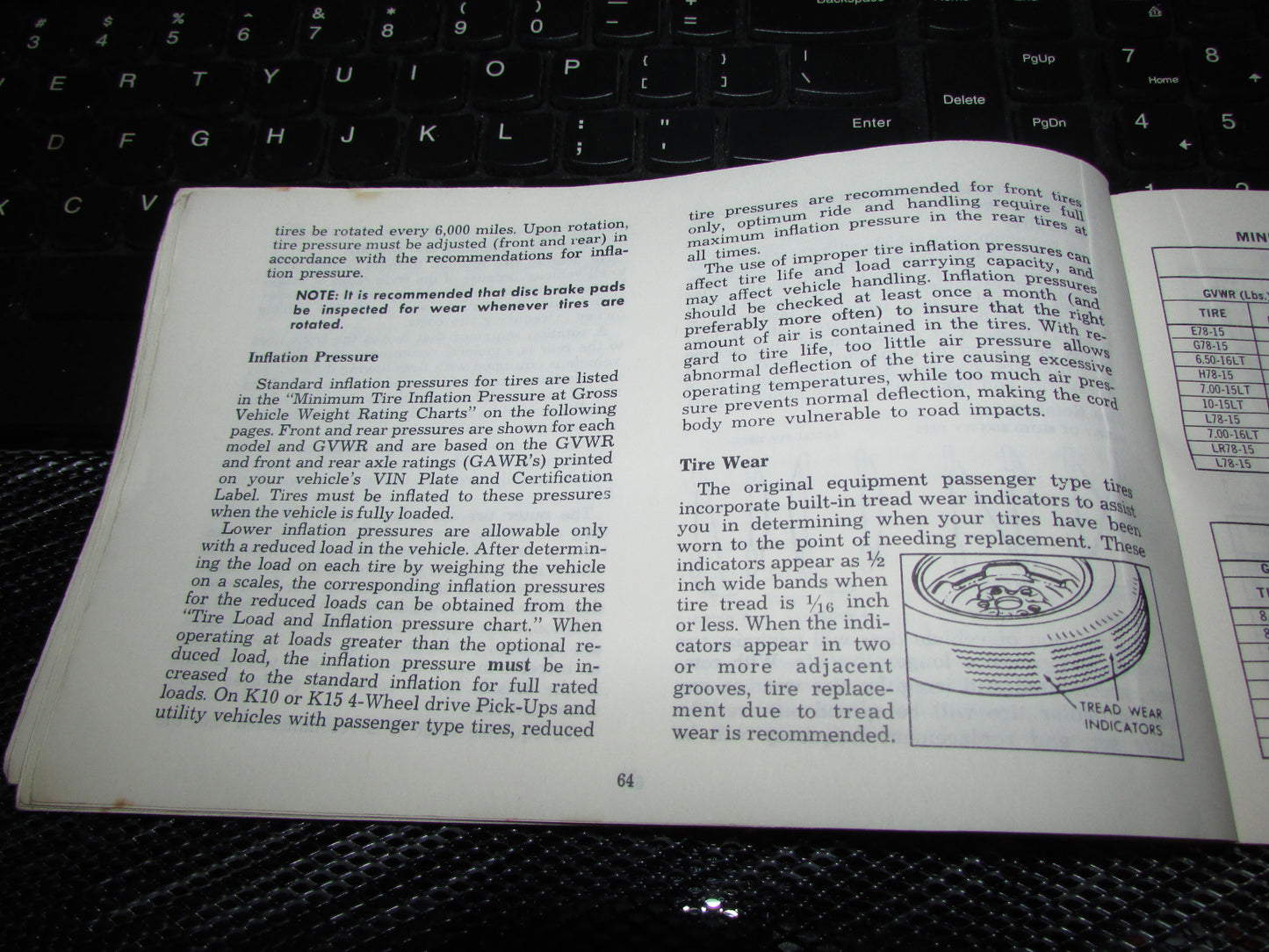 Chevrolet Light Duty Truck Gasoline (1974) Owners Manual