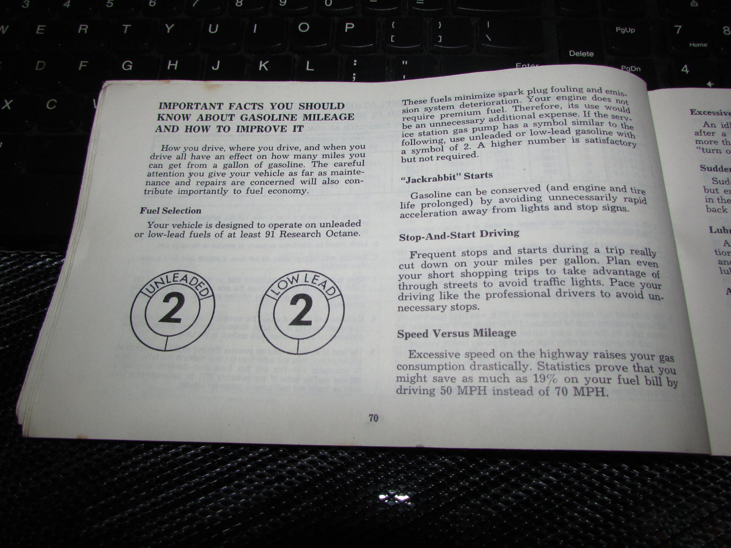 Chevrolet Light Duty Truck Gasoline (1974) Owners Manual